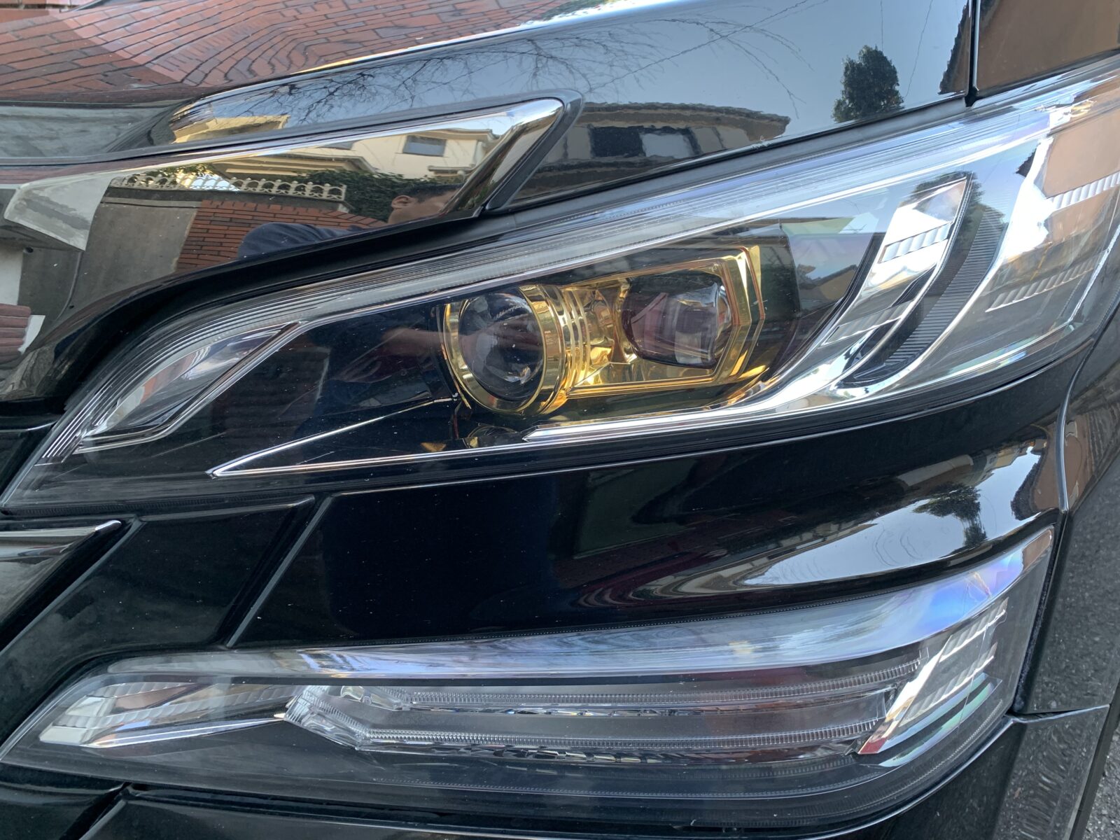 美品　20アルファード 20ヴェルファイア 純正 ベゼル ゴールドゴールデン 20アルファード 20ヴェルファイア 純正 ベゼル ゴールドゴールデン